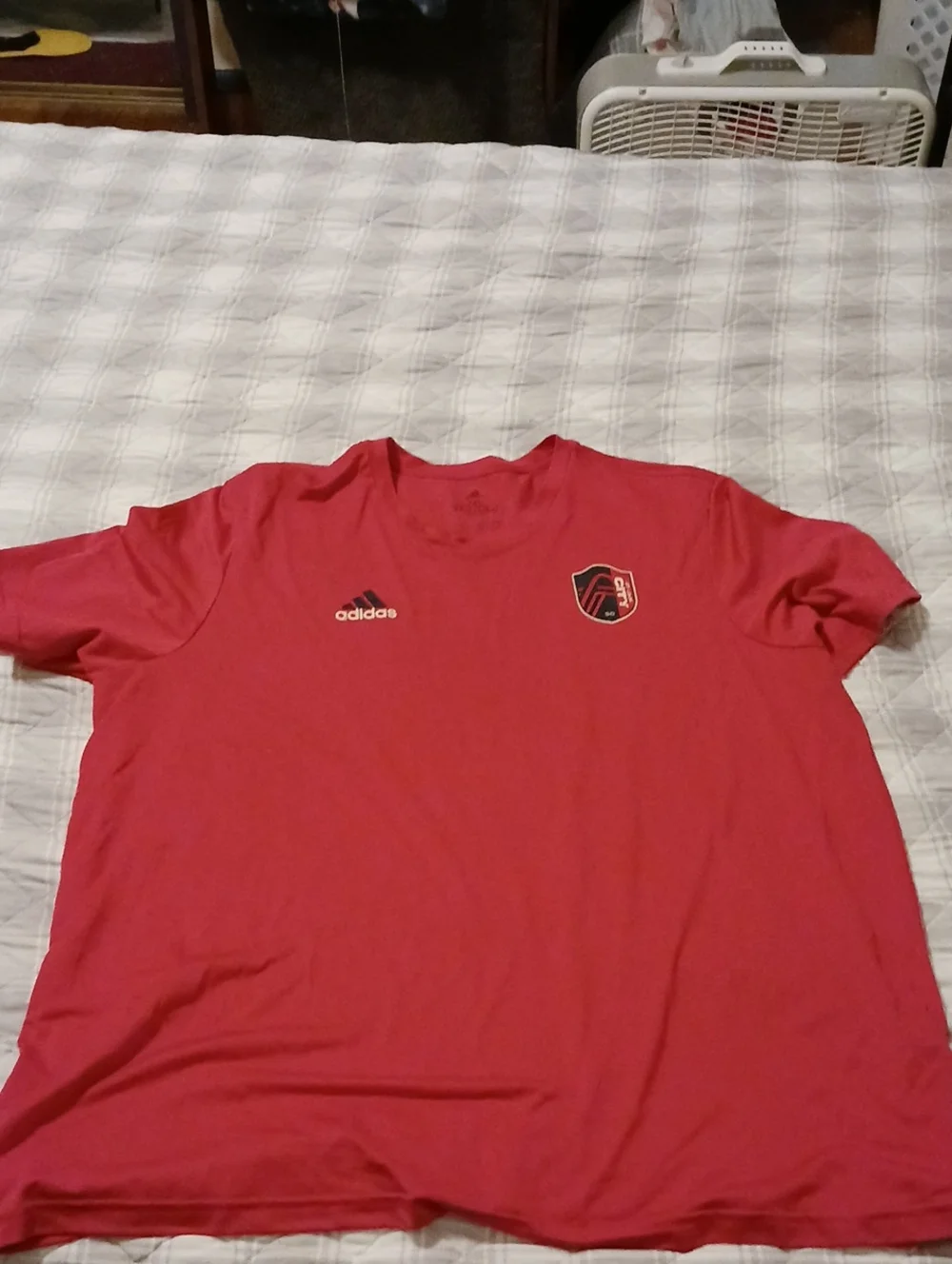 Adidas Men's Red Performance Tee